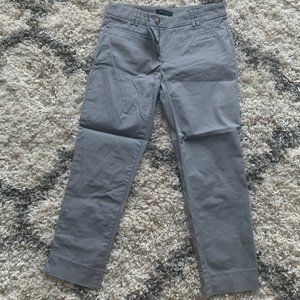 Ann Taylor Gray Cropped Pants